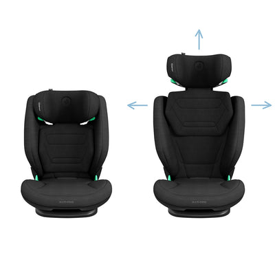 Cadeirinha De Bebê Para Carro Maxi-Cosi Rodifix Pro² i-Size Essential Black - Cresce com seu filho