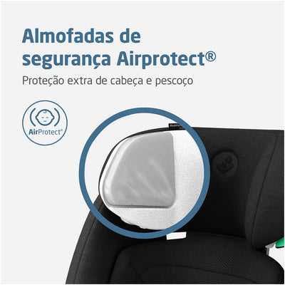 Cadeirinha De Bebê Para Carro Maxi-Cosi Rodifix Pro² i-Size Essential Black - Almofada de proteção Airprotect®